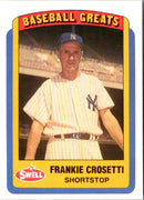 1990 Swell Baseball Greats Frankie Crosetti