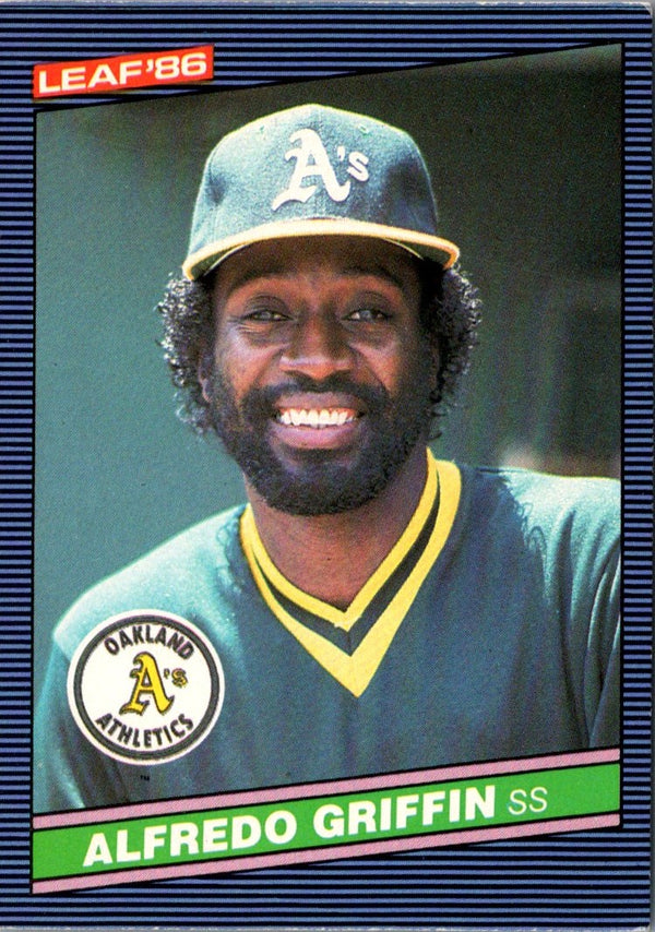 1986 Leaf Alfredo Griffin #34