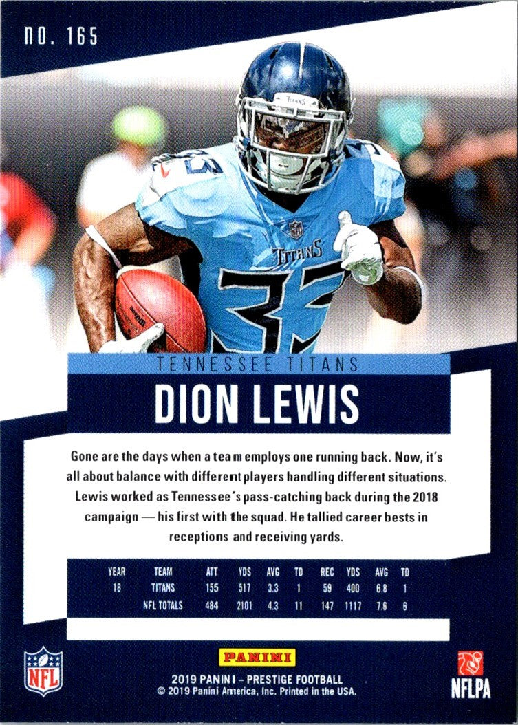 2019 Panini Prestige Dion Lewis