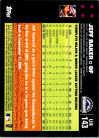 2007 Topps Updates & Highlights Jeff Baker #UH143