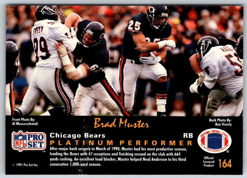 1992 Pro Set Power Brad Muster