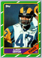 1986 Topps LeRoy Irvin #90