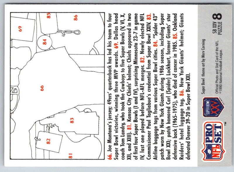 1990 Pro Set Super Bowl 160 Tom Landry