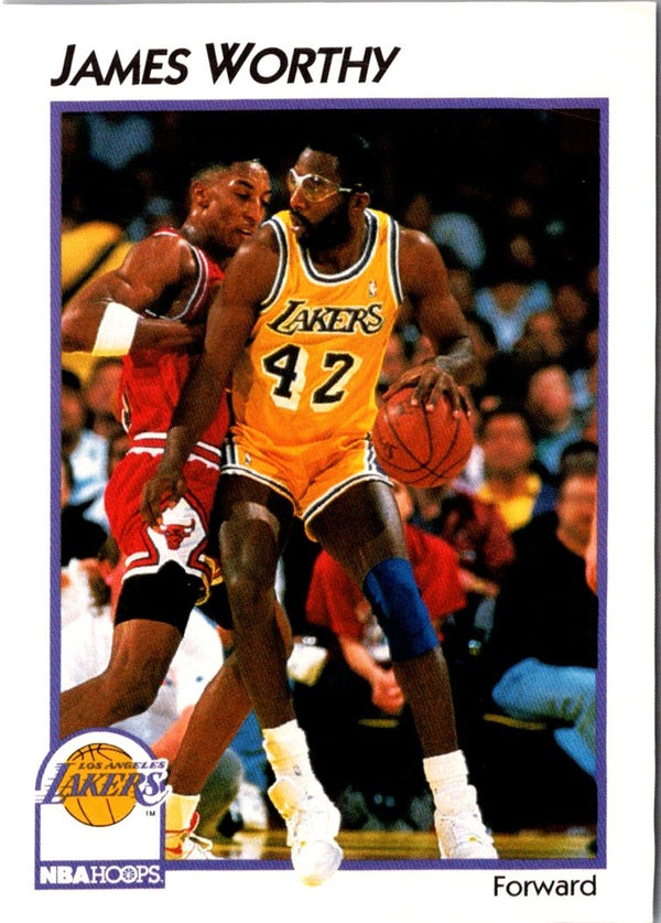 1991 Hoops McDonald's James Worthy #21