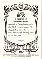2014 Topps Gypsy Queen Alex Rios #282