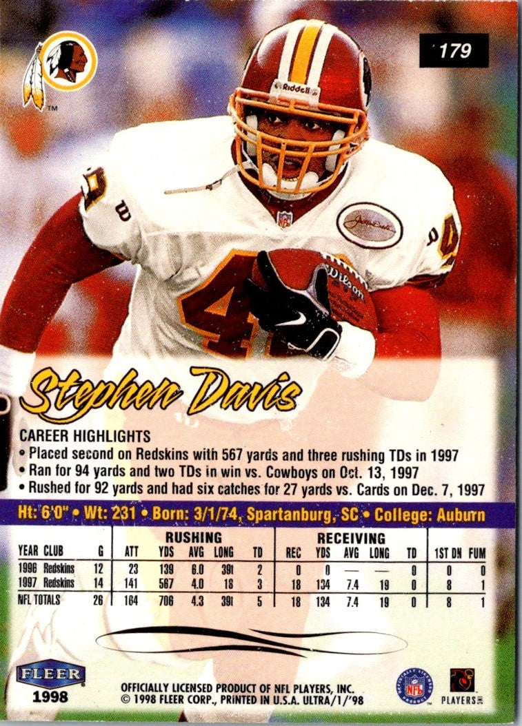 1998 Ultra Stephen Davis