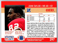 1990 Pro Set John Taylor #297