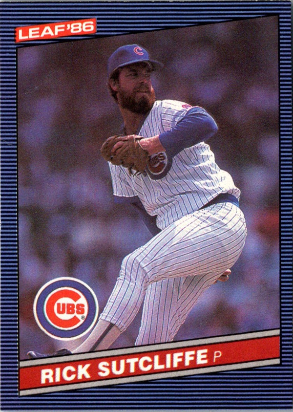 1986 Leaf Rick Sutcliffe #122