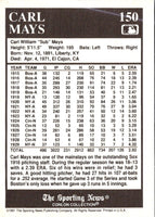 1991 Conlon Collection TSN Carl Mays #150