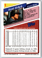 1993 Topps Gold Kent Hrbek #9