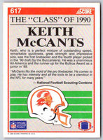1990 Score Keith McCants #617