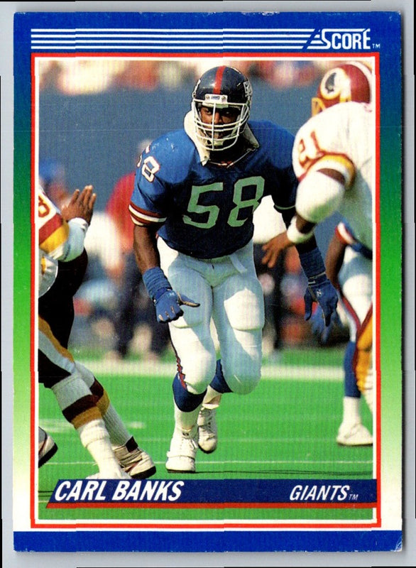 1990 Score Carl Banks #91