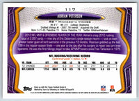 2011 Topps Football Adrian Peterson #117
