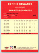 2004 Fleer Tradition Blue Donnie Edwards