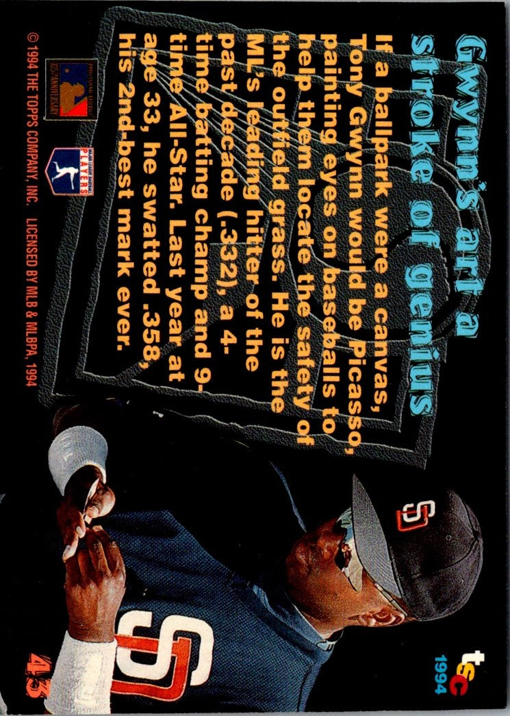 1994 Stadium Club Members Only Tony Gwynn