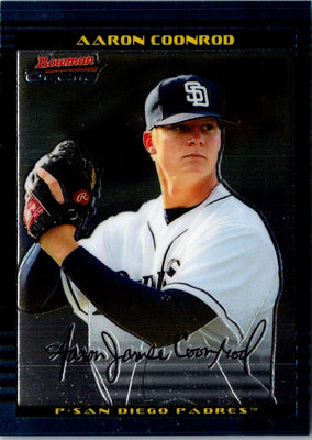 2002 Bowman Draft Picks & Prospects Chrome Aaron Coonrod #BDP82 Rookie
