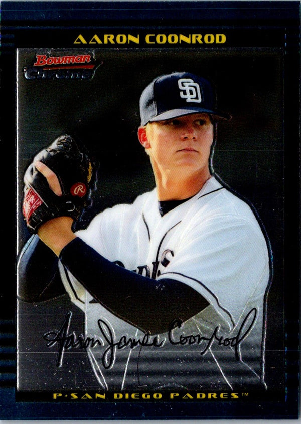 2002 Bowman Draft Picks & Prospects Chrome Aaron Coonrod #BDP82 Rookie