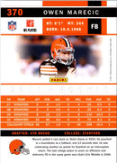 2011 Score Owen Marecic