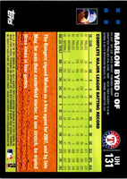 2007 Topps Updates & Highlights Marlon Byrd #UH131