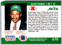 1990 Proset Blair Thomas #670