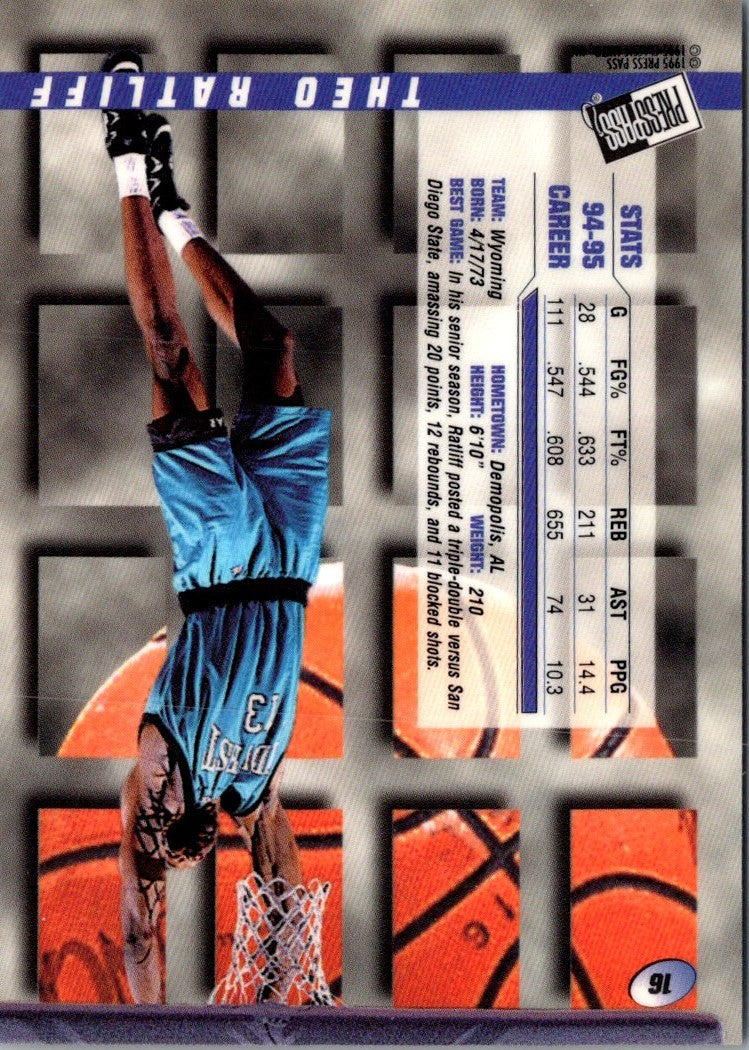 1995 Panini Theo Ratliff