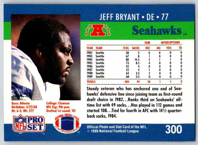 1990 Pro Set Jeff Bryant