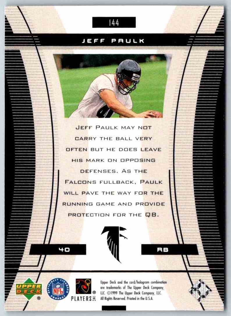 1999 Upper Deck Black Diamond Jeff Paulk