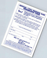 1990 Fleer Club Membership #NNO