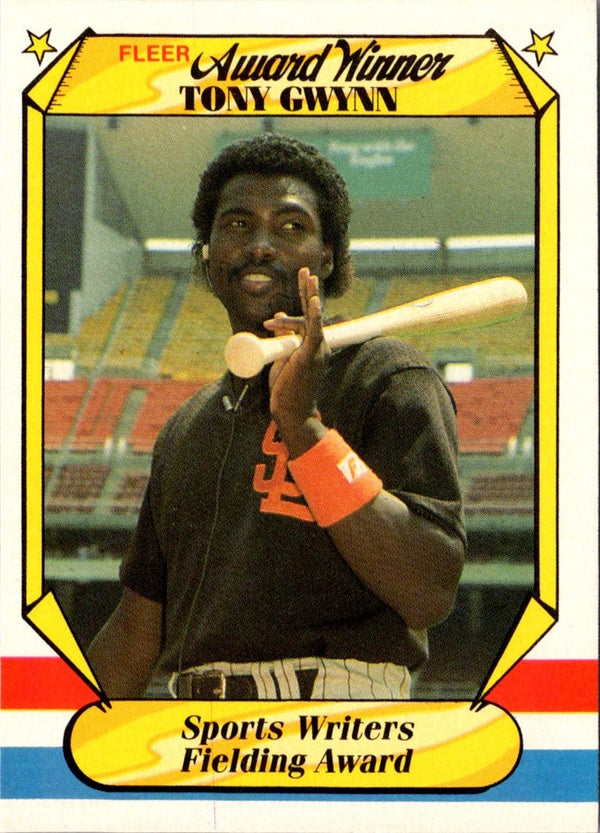 1987 Fleer Award Winners Tony Gwynn #19