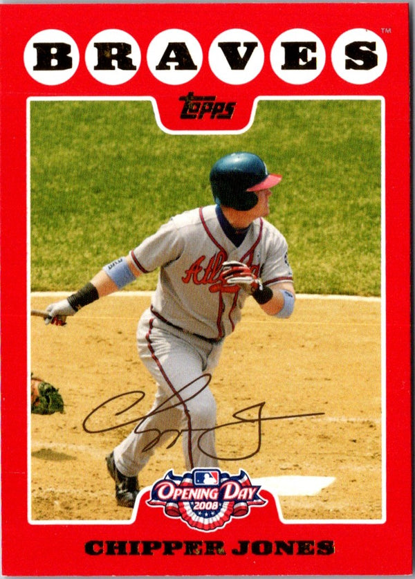 2008 Topps Opening Day Chipper Jones #188