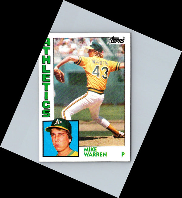 1984 Topps Mike Warren #338 Rookie