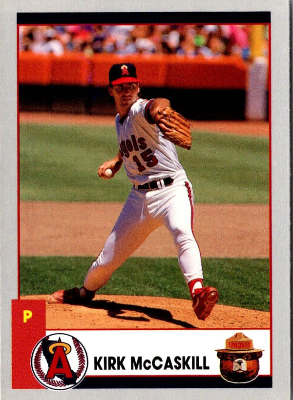 1991 California Angels Smokey Kirk McCaskill #15