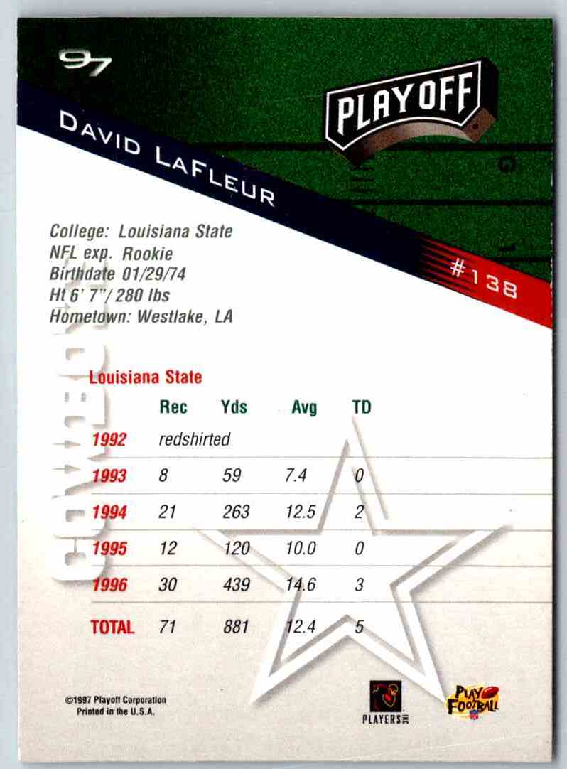 1995 Score David Lafleur