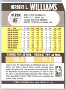 1990 Fleer Herb Williams