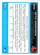 2009 Bowman Chrome Prospects Seth Garrison