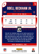 2018 Donruss Optic Odell Beckham Jr.