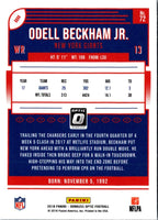 2018 Donruss Optic Odell Beckham Jr. #72