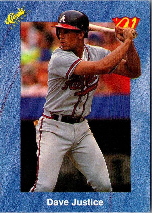 1991 Classic I Dave Justice #T11