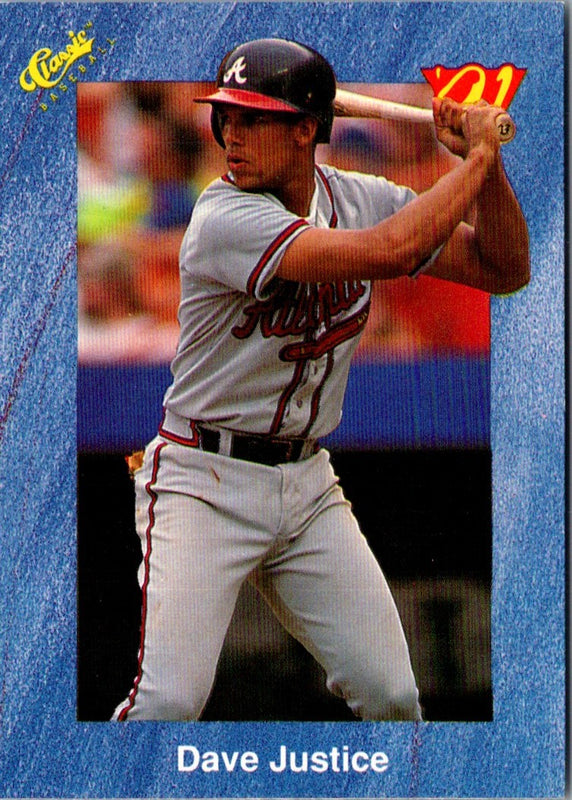 1991 Classic I Dave Justice #T11