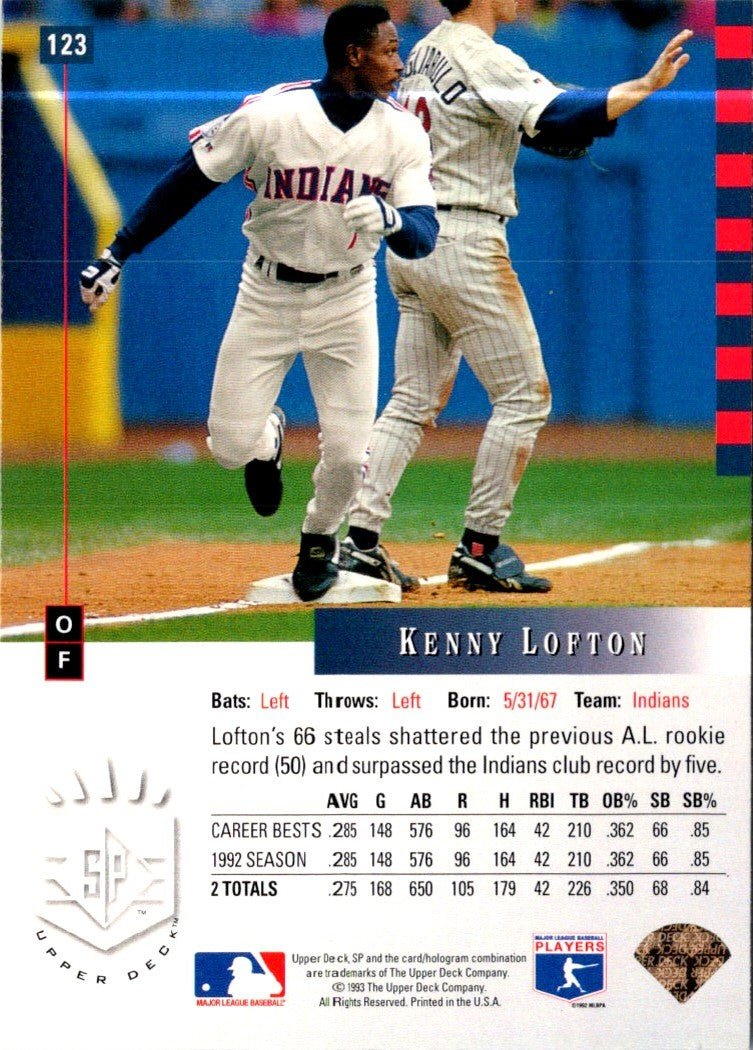 1993 SP Kenny Lofton