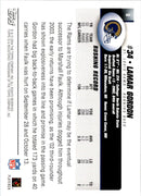 2004 Topps Lamar Gordon