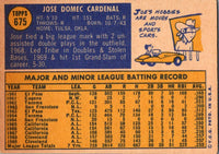 1970 Topps Jose Cardenal #675 EX-MT+