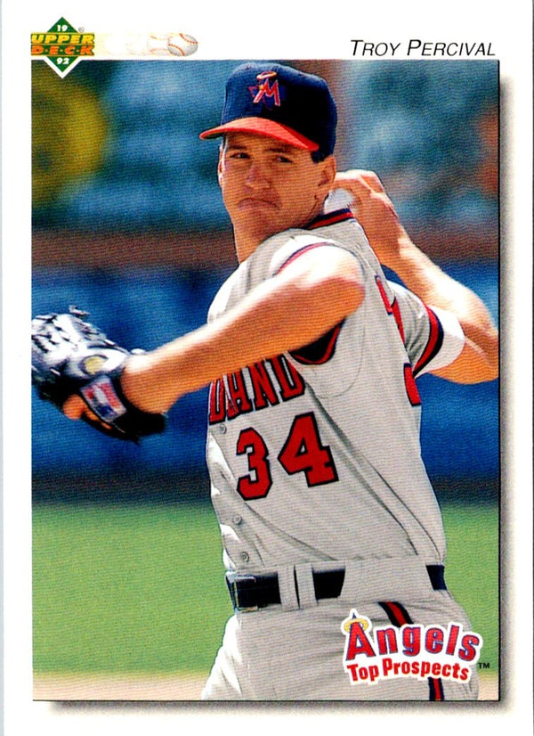 1992 Upper Deck Minors Troy Percival #134