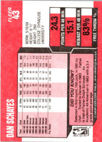 1989 Fleer Dan Schayes #43