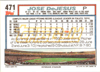1992 Topps Jose DeJesus #471