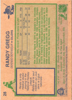 1983 O-Pee-Chee Randy Gregg #28 Rookie