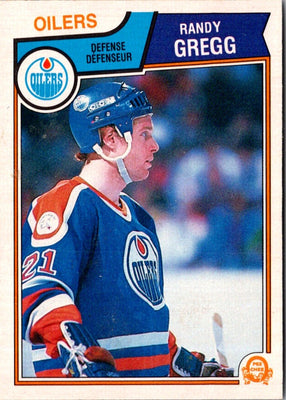 1983 O-Pee-Chee Randy Gregg #28 Rookie