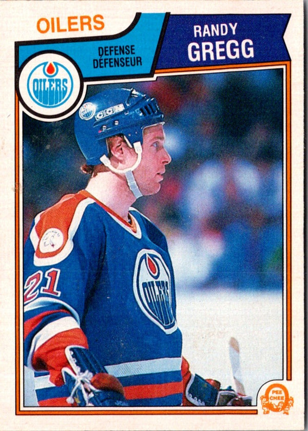 1983 O-Pee-Chee Randy Gregg #28 Rookie