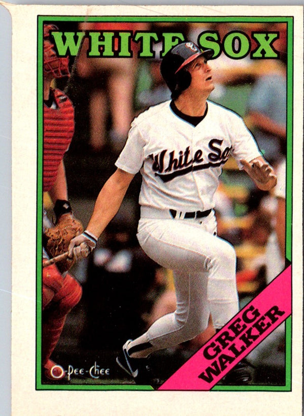 1988 O-Pee-Chee Greg Walker #286