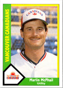 1990 CMC Vancouver Canadians Marlin McPhail
